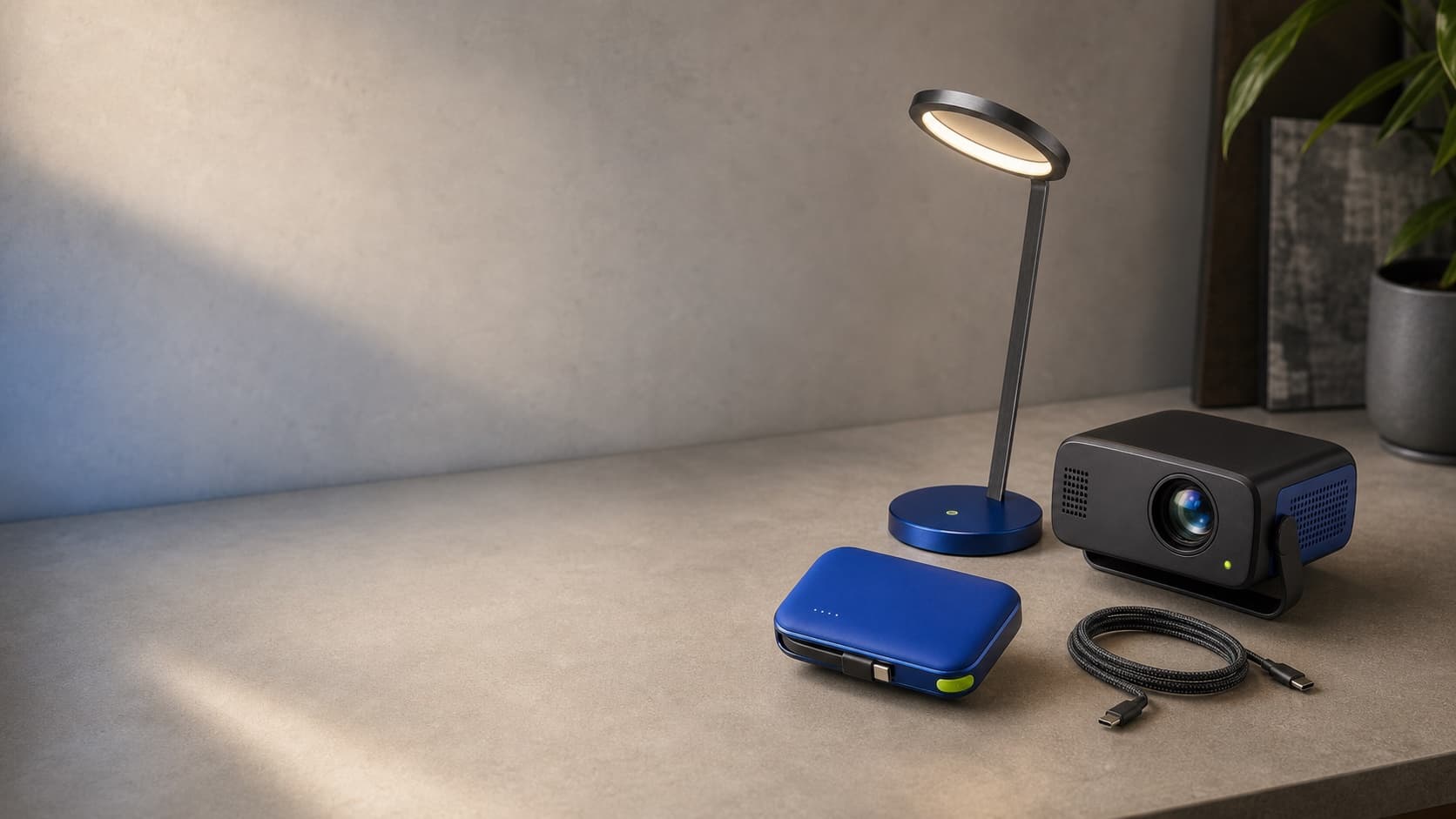 NOVA GEAR collection arranged on a contemporary desk