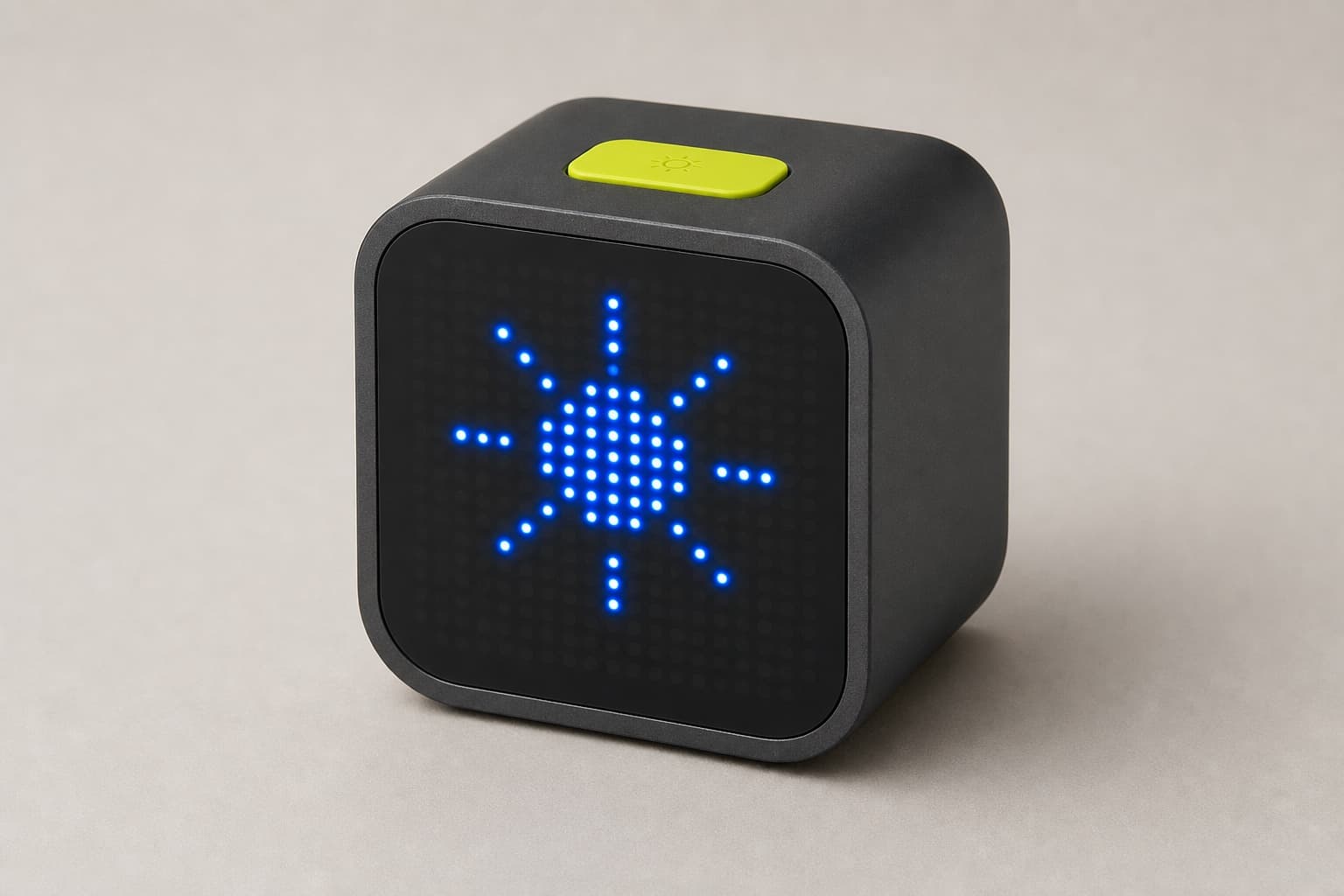 PixelClock gadget in a studio product render